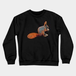 Squirrel - Woodland Themed Kids Room, Funny Gifts For Forester, Cute Animals Crewneck Sweatshirt